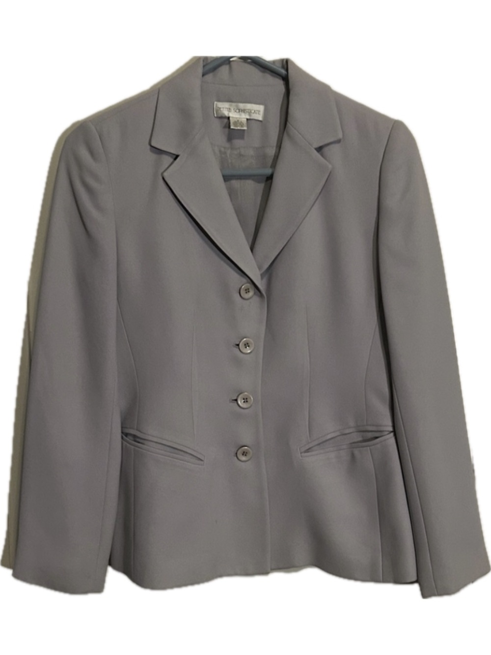 Petite Sophisticate 4-Button Blazer Size 8 Jacket Career Women office comfort